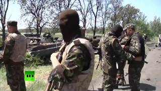 Бои в Донецке.Жертвы.ШОК!!! Мертвые солдаты...