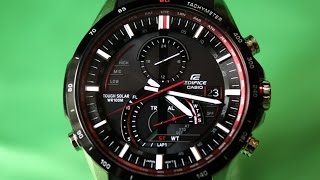 EDIFICE EQS-A500B-1A | Обзор и настройка (на русском) | Купить со скидкой