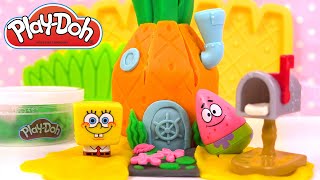 Pâte à modeler Play doh Maison Ananas Bob l'éponge House Kit