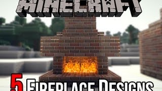 5 Cool Fireplace Designs in Minecraft!