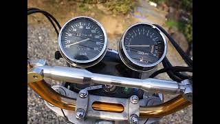 ゼファー400 火の玉　ZⅡ仕様 イエローボール　始動確認