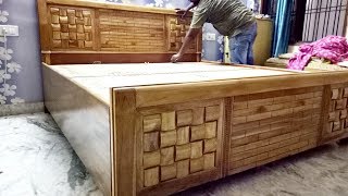 Double bed design | Wooden bed Price | saagwan wood bed design | wooden bed design