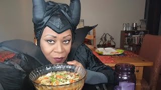 Ramen Noodles/Steak Mukbang with Malificent