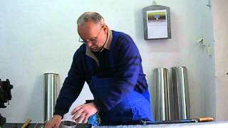 Schweißen von Leichtmetall Aluminium (Dachrinne)
