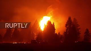 USA: Dixie Fire destroys historic centre of CA"s Greenville