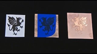 Salt Water Etching Using PNP Blue Resist