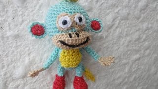 Обезьянка БАШМАЧОК Ч-2  Monkey Cypripedium Crochet P-2