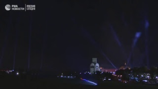 Праздничный салют в честь Дня Победы