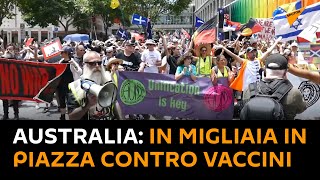 #Australia: in migliaia in piazza contro l'obbligo vaccinale