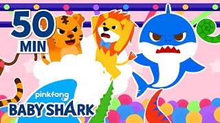 Hide and Seek with Baby Shark! | +Compilation | New Year Toy Review 