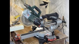Торцовочная пила Metabo KGS 216 - бракованный подшипник - быстрый ремонт