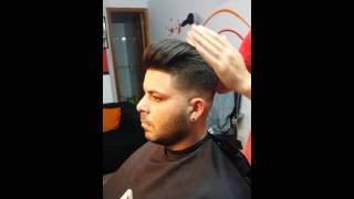 Como aplicar cera y peinar pompadour
