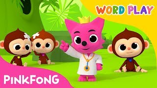 Five Little Monkeys | Word Play | Pinkfong Songs for Children