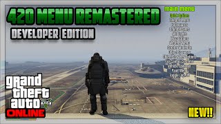 GTA 5 Online: 420 MOD MENU DEVELOPER VERSION + DOWNLOAD (Patch 1.24) *Showcase*
