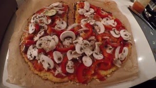 RECETA: VEGGIE PIZZA - LOW CALORIES PARA CELIACOS LMB !!!
