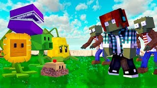 ? MINECRAFT MOD LIVE - PLANTS VS ZOMBIES NO MINECRAFT !!