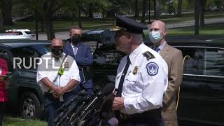 USA: Capitol bomb threat suspect in custody - police