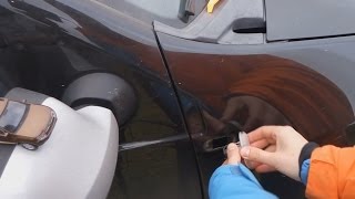 Замена ламп поворотников в крыльях Renault Duster на светодиодные