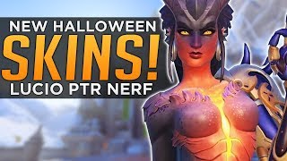 Overwatch: NEW Halloween Skins! - Lucio NERF Explained
