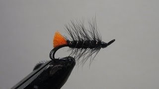 Как связать мушку Black Zulu (How to tie the wet fly Black Zulu)