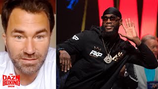 "HE'S ALREADY DEFEATED!" Eddie Hearn Uncut On Deontay Wilder Ahead of Tyson Fury Trilogy Fight