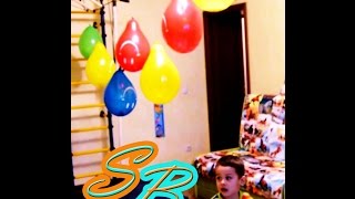 Лопаем воздушные шарики с сюрпризами Bursting ballons with surprises