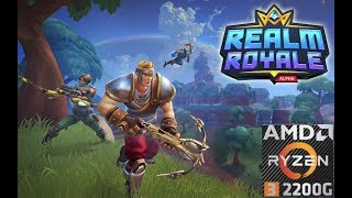Realm Royale Ryzen 3 2200g + Vega 8