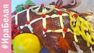 СЕКРЕТ ПРИГОТОВЛЕНИЯ ВКУСНОЙ СОЧНОЙ УТКИ С ЯБЛОКАМИ В АПЕЛЬСИНОВОМ МАРИНАДЕ | Irina Belaja