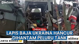 Kendaraan Lapis Baja Novator Ukraina Ambruk, Tentara Ukraina Alami Luka Parah