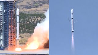 Long March-2D launches eight satellites