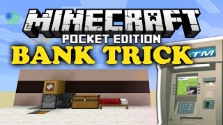 ✔ Redstone Bank/ATM Trick - Minecraft PE