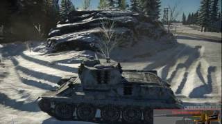 War Thunder, дуэль Т 34-85 против двух тигров. Тигры плакали(((.