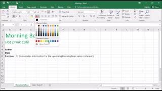 202   How to change font color text in Excel 2016