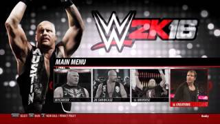 WWE 2K16 Community Creations bug