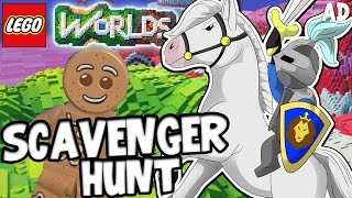 ​ EPIC SCAVENGER HUNT!! - LEGO WORLDS! W/CaptainSparklez