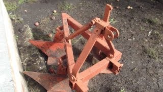 Самодельный плуг для минитрактора / Plow for tractor