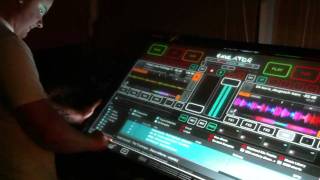 DJ ROWLY - 42" Traktor 2 Touch screen emulator