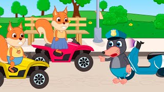 Famille d'Écureuil - Flic En Colère Animé 2023 en Français