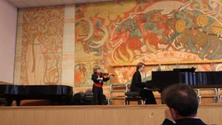 Filaret Bokarev, 5 y.o.  Handel Bourree, Suzuki Book 2