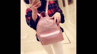 Diamond Kitty rivet backpack