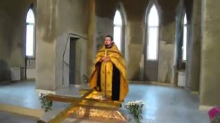 Крест на Островитянова: молебен и подъем