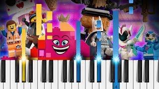 Catchy Song - The LEGO Movie 2: The Second Part - EASY Piano Tutorial
