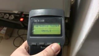 Fixing display problem on SC8108 NF8108 NCT-3 OCMC1604-2 ремонт дисплея