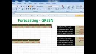 Forecasting in Excel for dummies for beginners