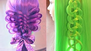 Необычные косы и плетения | Авторские причёски | Лена Роговая | Hairstyles by REM | Copyright ©