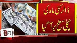 Pakistani Rupees Rises | US Dollar Hits to 7 Months Lowest Value, USD TO PKR | PKR VALUE | RBTV