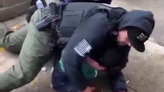 TEEN IN POLICE CHOKE HOLD