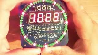 Светодиодные часы со спец эффектами EC1204B