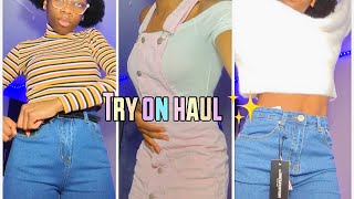 TRY ON HAUL ( PRETTYLITTLETHINGS , H&M , CONVERSE ...E.T.C )
