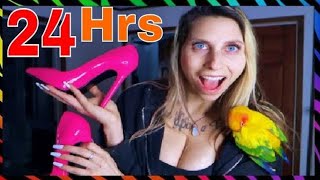 24 hours in Extreme High High Heels Shoes #nancytigress
